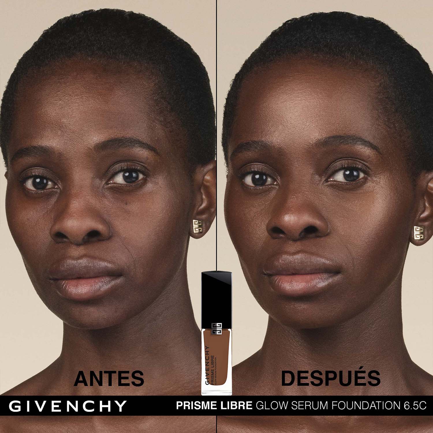 PRISME LIBRE GLOW SERUM FOUNDATION. BASE DE MAQUILLAJE EN SUERO QUE MEJORA LA PIEL, LUMINOSIDAD 24H E HIDRATACIÓN 48 H (BASE DE MAQUILLAJE EN SUERO)